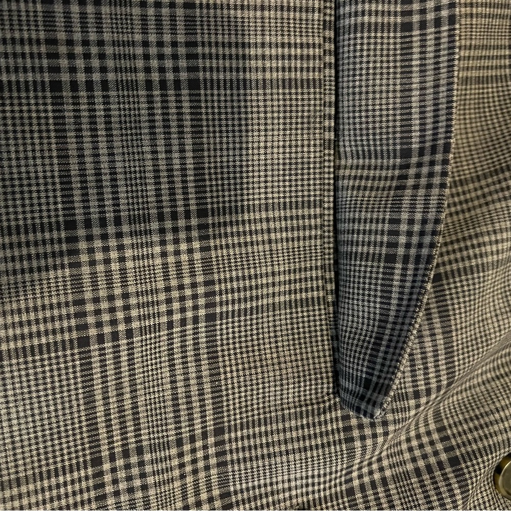 J. Crew Navy and Gray Plaid Women's Sommerset Blazer size 8 - Picture 9 of 16